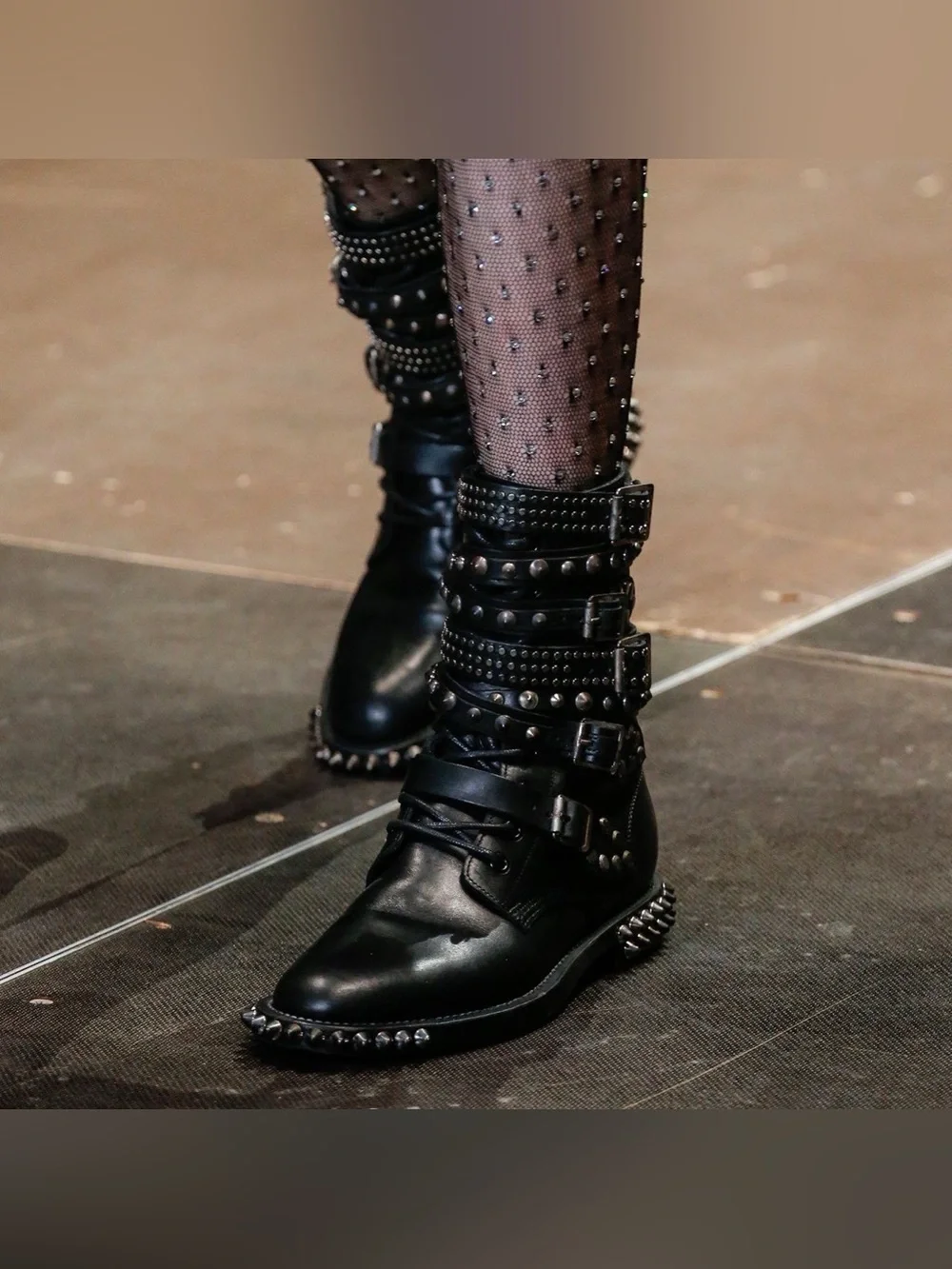 saint laurent paris fw13 runway studded ranger boots 40 (42)